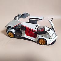 Металлическая модель спорткара Pagani Huayra, свет, звук