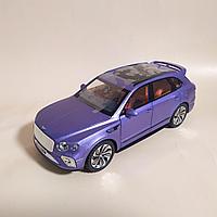 Металлическая машинка Bentley Bentayga, свет, звук, инерционная 1:24