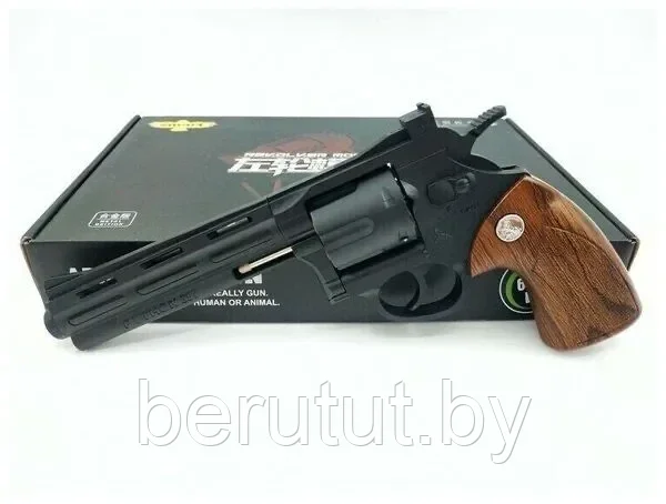 Детский пневматический револьвер Colt Python 357 Питон с гильзами ZP-5 - фото 4 - id-p199913756