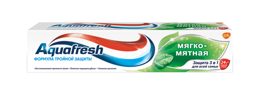 Зубная паста Aquafresh Мягко-мятная 100мл - фото 1 - id-p199913576