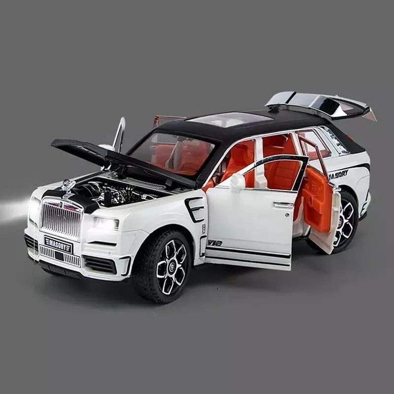 Металлическая инерционная машинка Rolls royce Masory масштаб (ролс ройс джип), фото 1