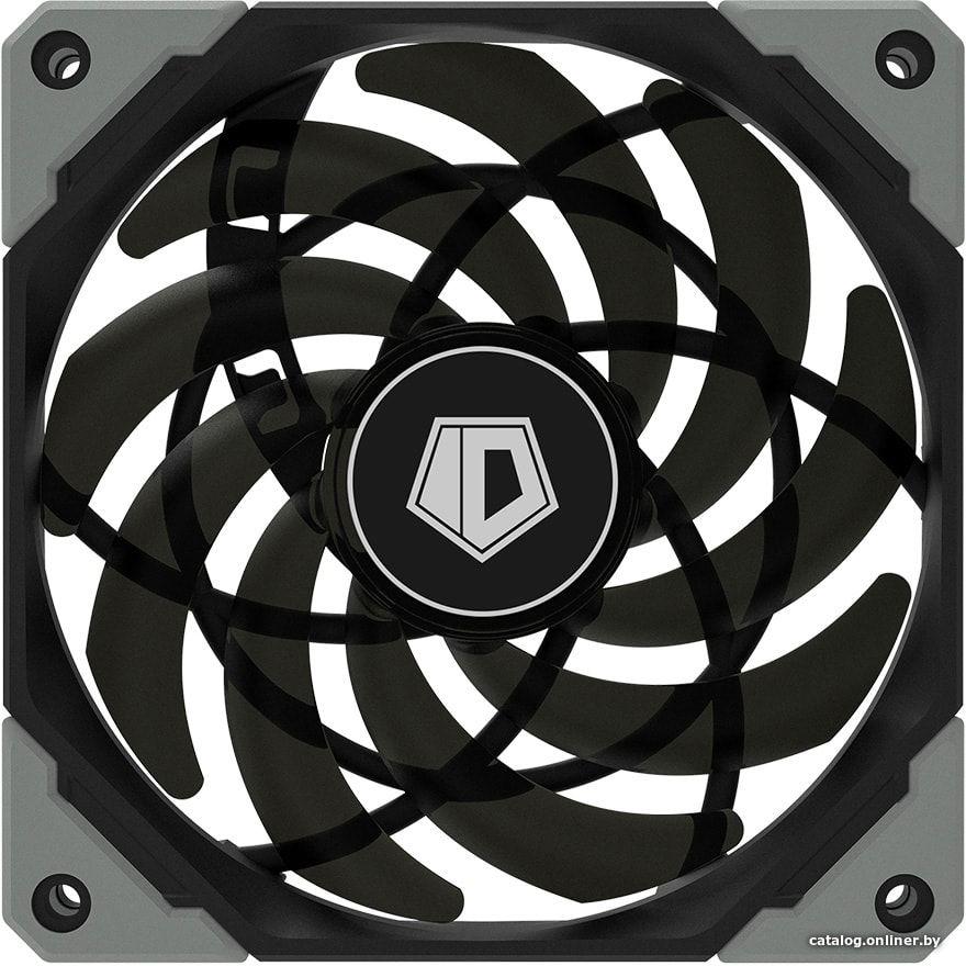 Вентилятор 120mm ID-Cooling NO-12015-XT BLACK 120x120x15мм (PWM, Low Noise, супер-тонкий, резиновые углы,