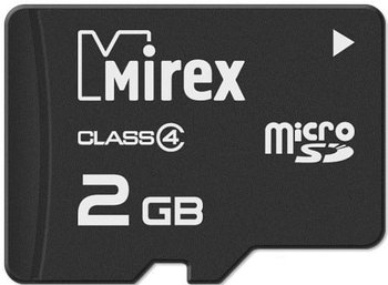 Карта памяти Mirex microSD 2GB