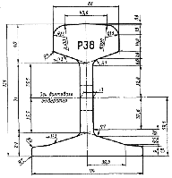 Рельсы Р-38 с доставкой по РБ