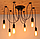 Потолочный светильник Loft Паук на 3 лампы SiPL  ZD74C, фото 4