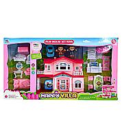 Кукольный домик Happy Villa с мебелью и куклами