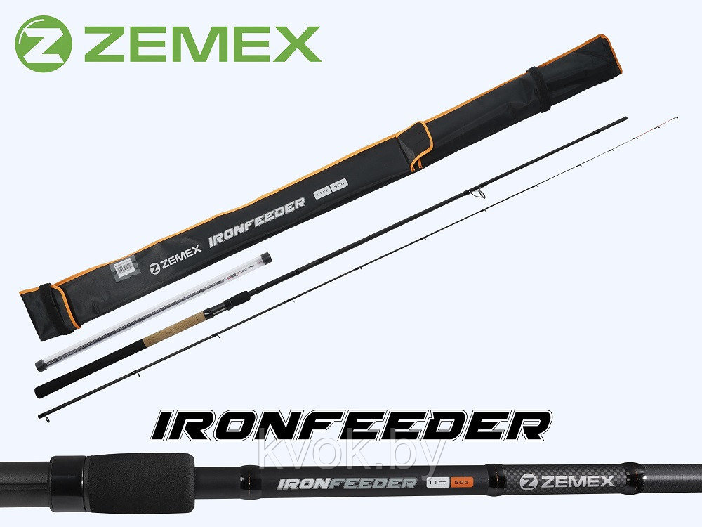 Удилище фидерное ZEMEX IRON Flat-Method Feeder 13 ft (3.9 м) до 140 гр. - фото 6 - id-p133132346