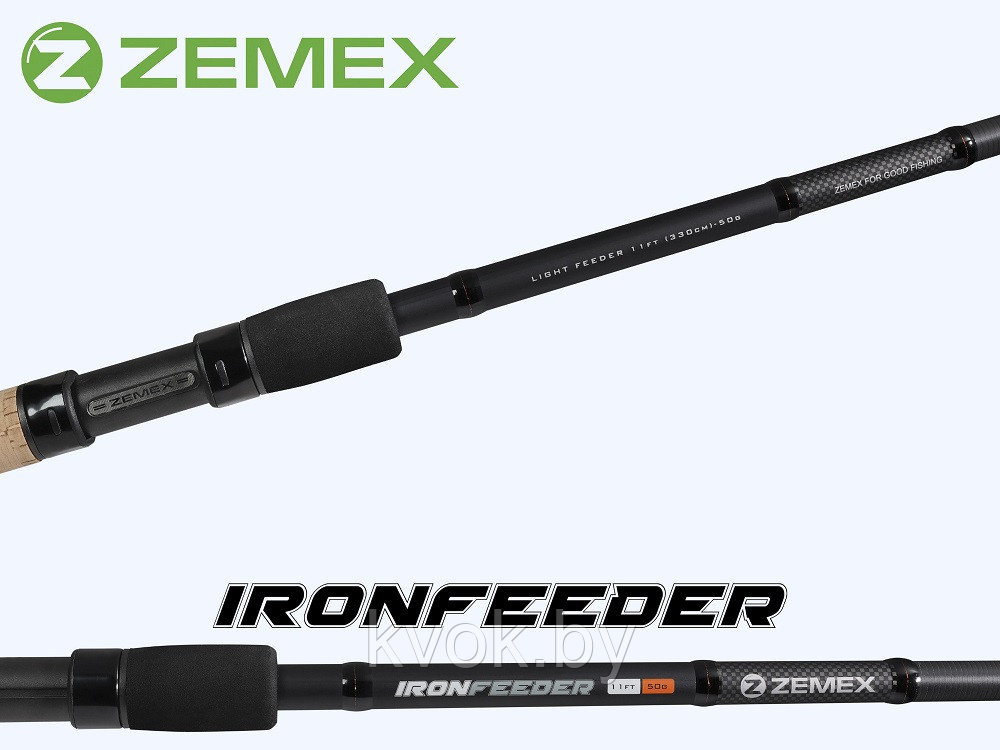 Удилище фидерное ZEMEX IRON Flat-Method Feeder 13 ft (3.9 м) до 140 гр. - фото 7 - id-p133132346