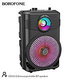 Беспроводная колонка Borofone DR02 цвет: черный + микрофон + пульт ДУ   цвет: черный  NEW 2023!!!, фото 3