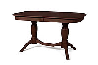 Стол обеденный раздвижной из массива дерева Арго Dark OAK (Dark OAK/Венге/Орех/Палисандр) Мебель-Класс