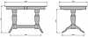 Стол обеденный раздвижной из массива дерева Арго венге (Dark OAK/Венге/Орех/Палисандр) Мебель-Класс, фото 4