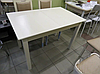 Стол обеденный Бахус из массива ольхи Сатин (Cream White//Белый//Сатин//Серый) фабрика Мебель-Класс, фото 2