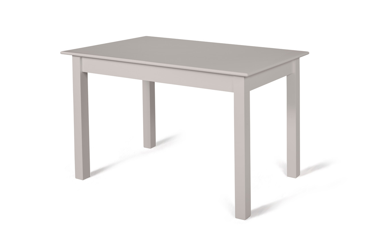 Стол обеденный Бахус из массива ольхи Сатин (Cream White//Белый//Сатин//Серый) фабрика Мебель-Класс