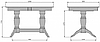 Стол обеденный раздвижной из массива ольхи Пан орех (Dark OAK//Венге//Орех//Палисандр//Р-4) Мебель-Класс, фото 4