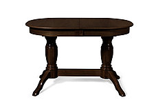 Стол обеденный раздвижной из массива ольхи Пан венге (Dark OAK//Венге//Орех//Палисандр//Р-4) Мебель-Класс, фото 2