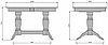 Стол обеденный раздвижной из массива ольхи Пан Р-43 (Dark OAK//Венге//Орех//Палисандр//Р-4) Мебель-Класс, фото 4