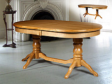 Стол обеденный раздвижной из массива дерева ольхи Зевс Dark OAK (Dark OAK/Венге/Орех/Палисандр) Мебель-Класс, фото 3