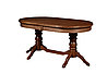 Стол обеденный раздвижной из массива дерева ольхи Зевс Dark OAK (Dark OAK/Венге/Орех/Палисандр) Мебель-Класс, фото 3