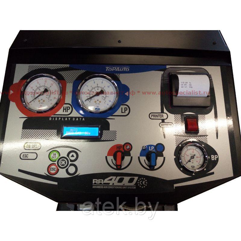 Станция автоматическая для заправки автомобильных кондиционеров TopAuto (Италия) арт. RR400 - фото 3 - id-p200069151