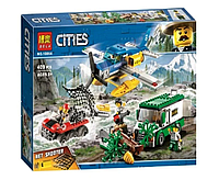 10864 Конструктор Bela Cities "Ограбление у горной речки" 409 деталей, аналог Lego City 60175a