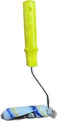 Валик полиакриловый 100мм АДМИРАЛ COLORS  (желтая ручка) бюгель 6мм, ворс 12мм