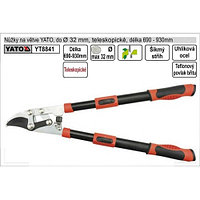 Сучкорез для живых веток d32мм с телескопическими ручками 690-930мм PTFE "Yato" YT-8841