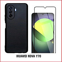 Чехол-накладка + защитное стекло для Huawei Y70