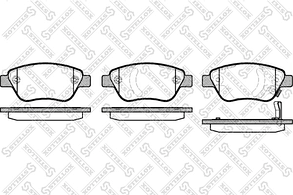 869 031B-SX STELLOX =FDB1920=FO827781 [1605353] !колодки дисковые п.\ Opel Corsa 1.0-1.4/1.3