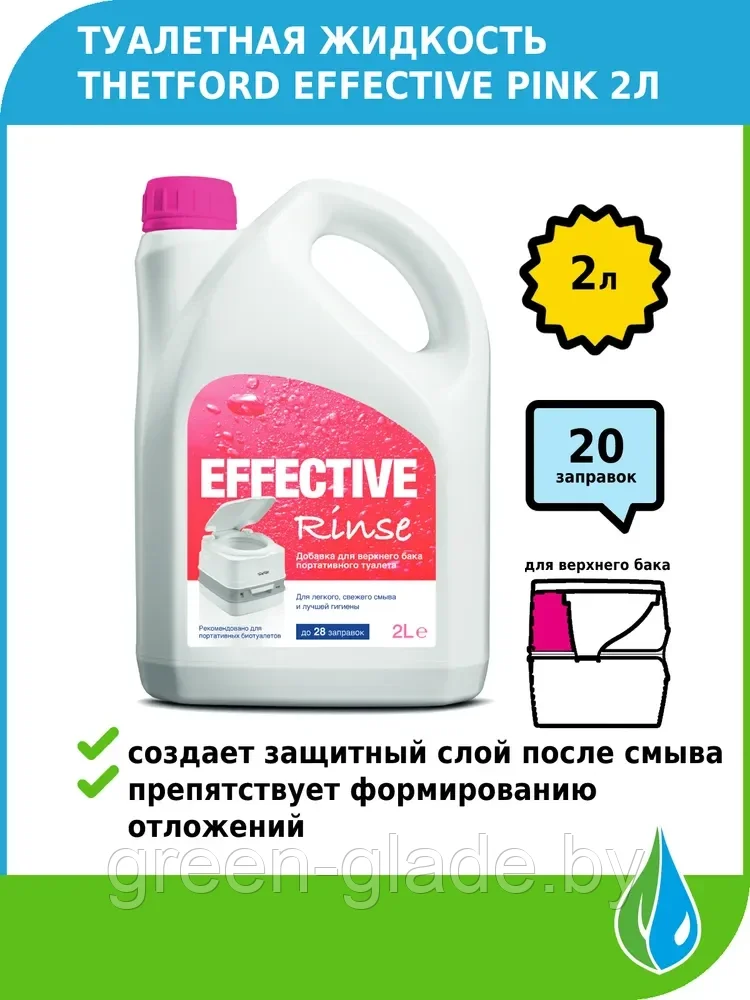 Туалетная жидкость Thetford Effective Rinse 2л