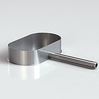 Конденсатоотводчик овал с боковым отводом 200 мм из нержавеющей стали