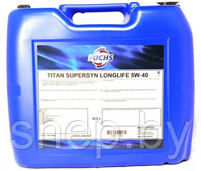 Моторное масло FUCHS  TITAN Supersyn LONGLIFE 5W-40 20L