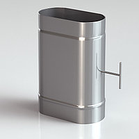 Заслонка овал из нержавеющей стали