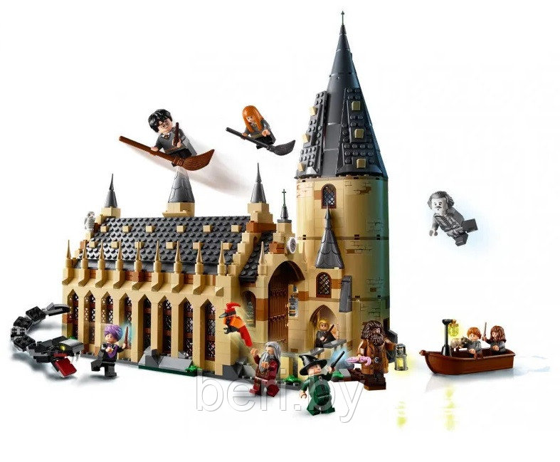 Конструктор 11007 "Гарри Поттер Большой зал Хогвартса", 938 деталей, Bela Justice Magician, аналог Lego 75954 - фото 2 - id-p99926850