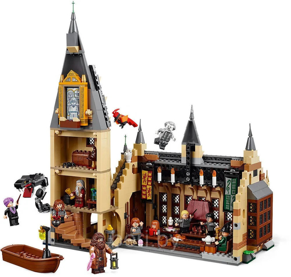 Конструктор 11007 "Гарри Поттер Большой зал Хогвартса", 938 деталей, Bela Justice Magician, аналог Lego 75954 - фото 3 - id-p99926850
