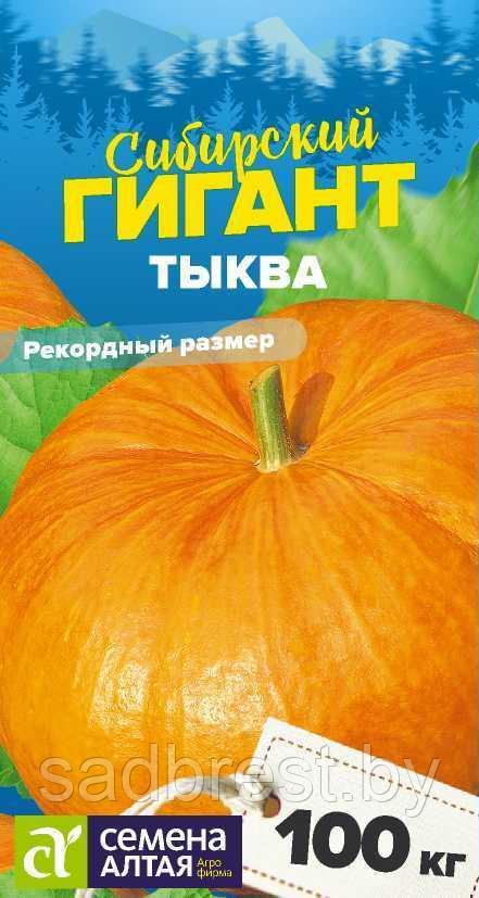 Семена Тыква Сибирский Гигант (2 гр) Семена Алтая