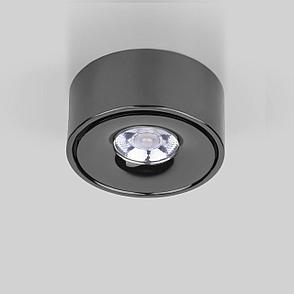 25100/LED 8W 4200K чёрный жемчуг Накладной светодиодный светильник Glide, фото 2