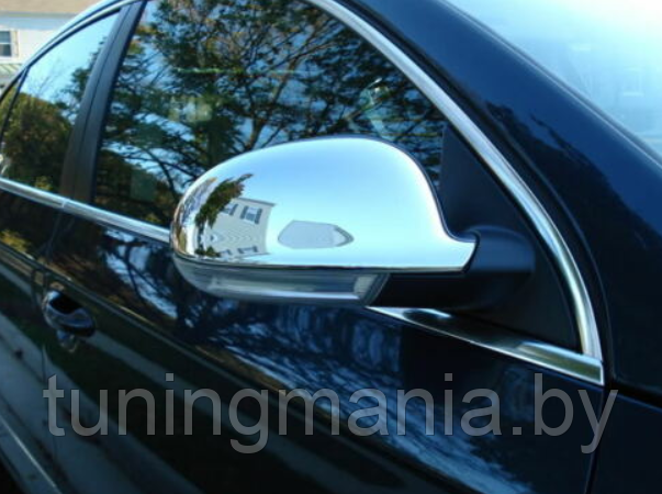 Хромированные накладки на зеркала VW Golf 2003-