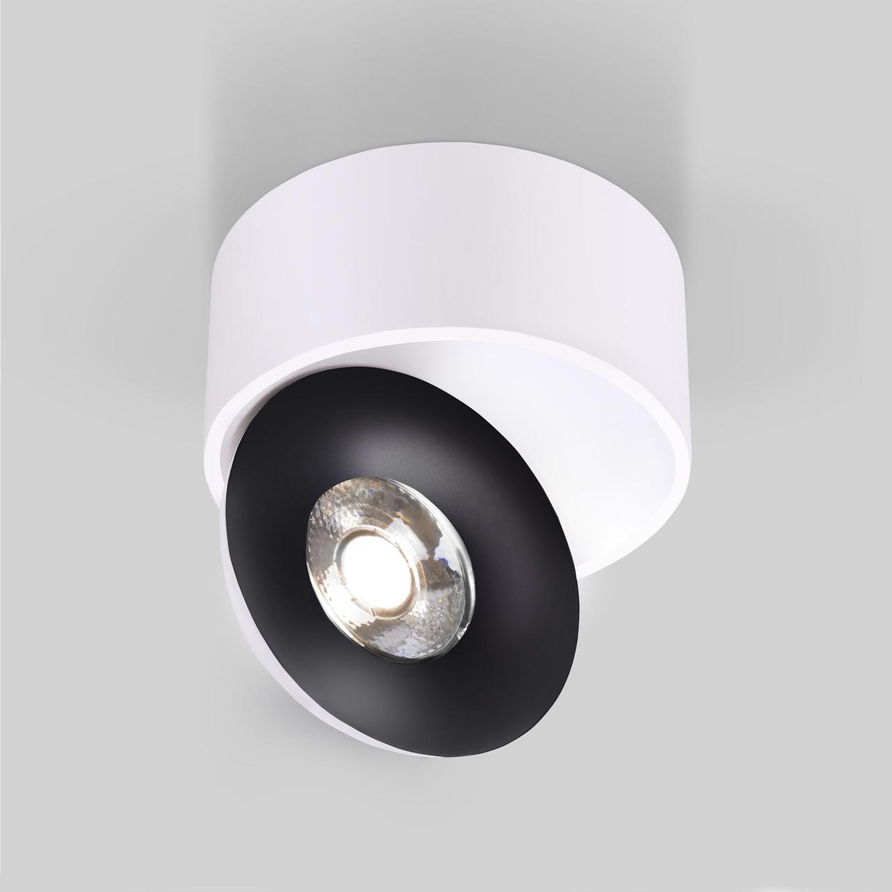 25100/LED 8W 4200K белый/чёрный Накладной светодиодный светильник Glide - фото 2 - id-p200104201