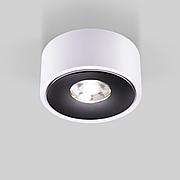 25100/LED 8W 4200K белый/чёрный Накладной светодиодный светильник Glide
