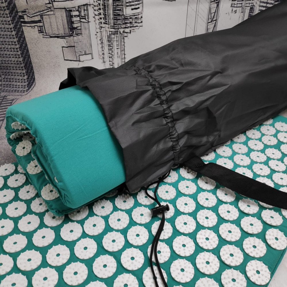 Акупунктурный коврик (коврик для акупунктурного массажа) Acupressure Mat, в коробке - фото 4 - id-p200104685