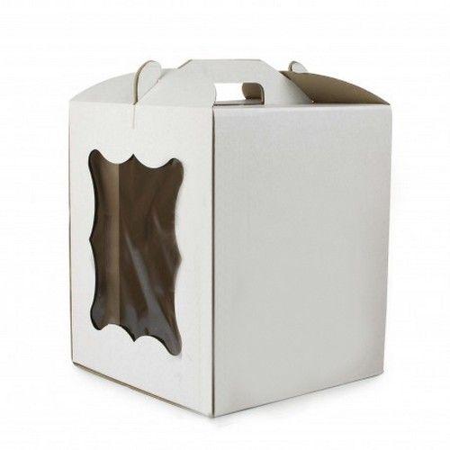 Коробка для торта и кулича 165х165х200 ("чемодан") - фото 1 - id-p200107228