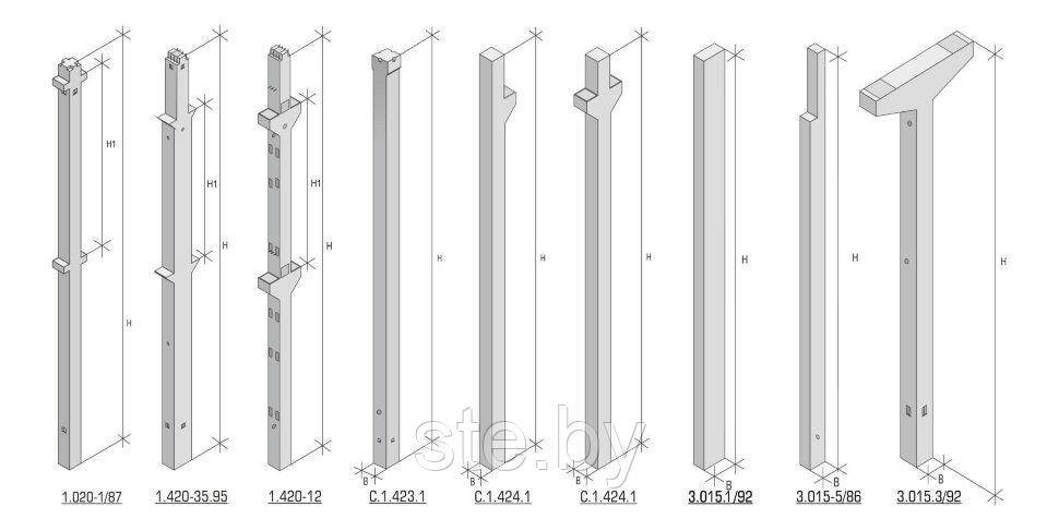 Колонна 1К60 (для зданий высотой 3 9,6 м) - фото 4 - id-p189976436