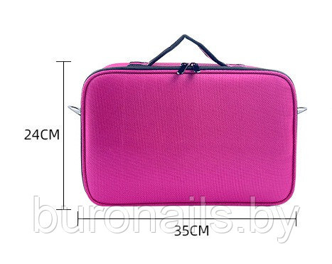 Сумка для косметики, портфель визажиста жен «Vitacci» чёрный , средний"Средний", розовый - фото 6 - id-p200110788