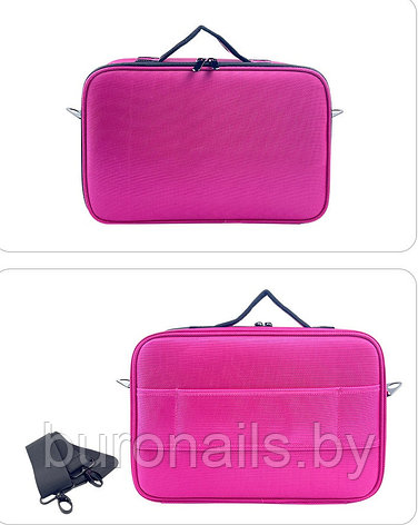 Сумка для косметики, портфель  визажиста жен «Vitacci» чёрный , средний"Средний", розовый, фото 2