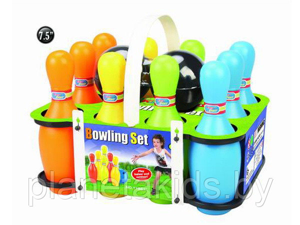 Набор игровой Боулинг. Детский набор для боулинга , кегли , шары, арт. 11881L - фото 1 - id-p200111125