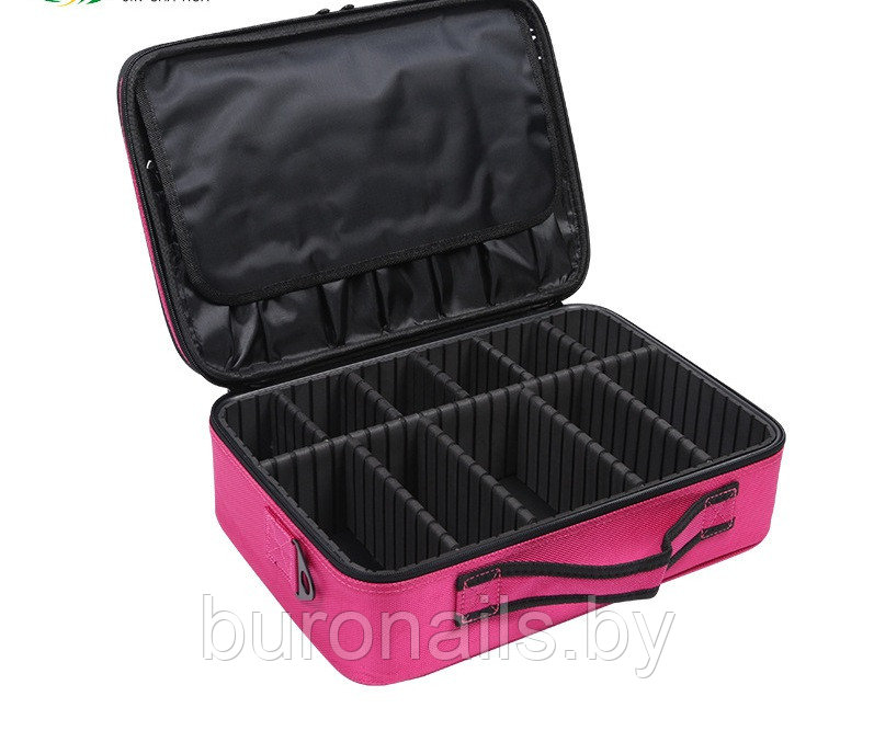 Сумка для косметики, портфель визажиста жен «Vitacci» чёрный , средний"Средний", розовый - фото 7 - id-p200110788