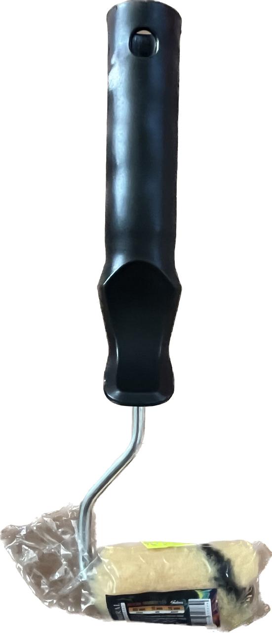 Валик полиэстер 60мм АДМИРАЛ COLORS (черная ручка) бюгель 6мм, ворс 11мм - фото 1 - id-p200111295