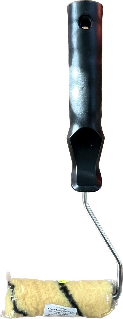 Валик полиэстер 100мм АДМИРАЛ COLORS (черная ручка) бюгель 6мм, ворс 11мм - фото 1 - id-p200111441