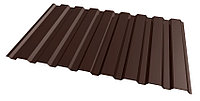 Профнастил МП20 для забора 1,4 м (шоколадно-коричневый)