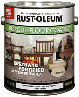 Краска на акриловой основе для деревянных и бетонных полов Porch&Floor (цвет: белый, полуглянцевый)